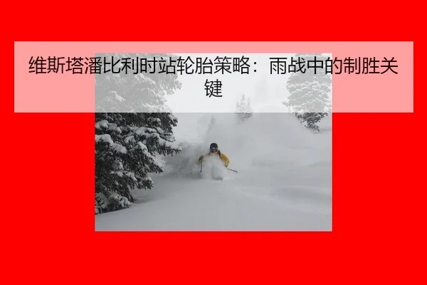 维斯塔潘比利时站轮胎策略：雨战中的制胜关键